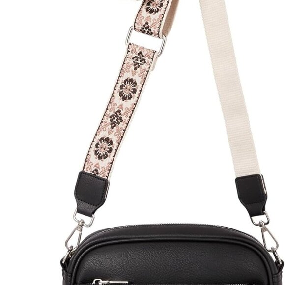 Crossbody Bags for Women, Vegan Leather Shoulder Handbags，Purses for Women with - Picture 8 of 9